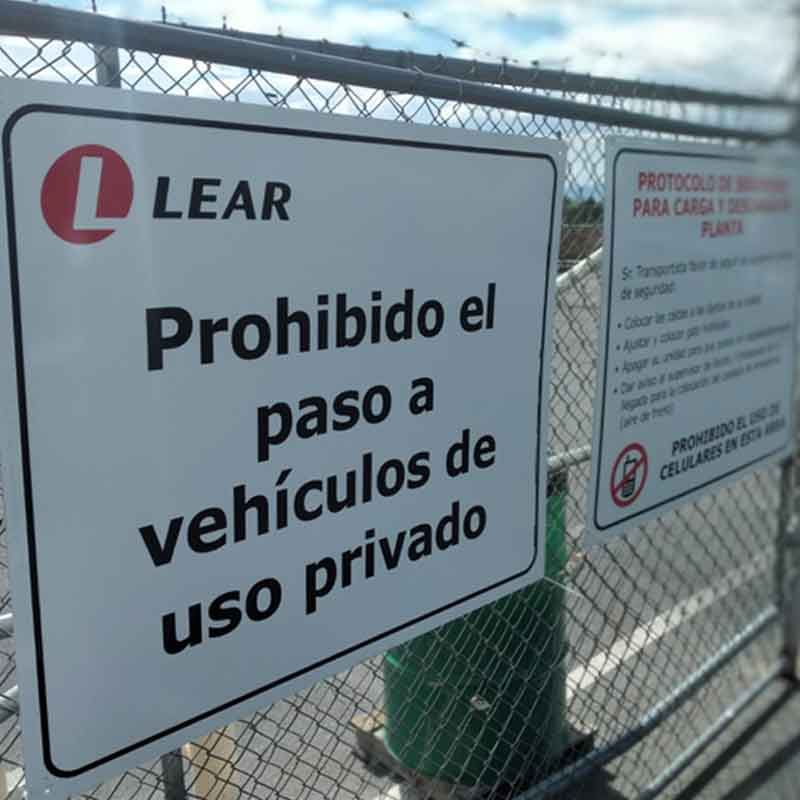 Letreros para exteriores
