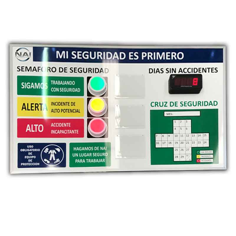 Tablero con Semáforo