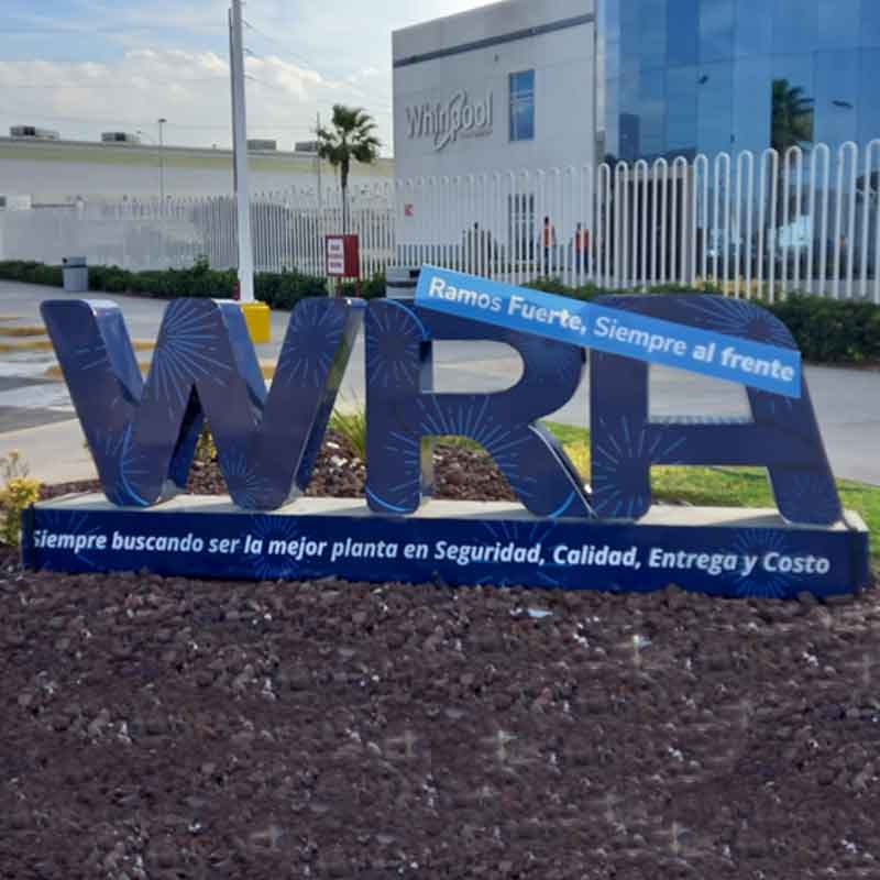 Letras 3D para exterioires