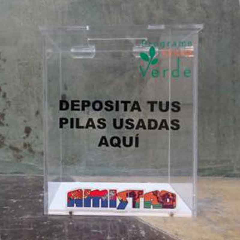 Caja con fondo resistente a golpes