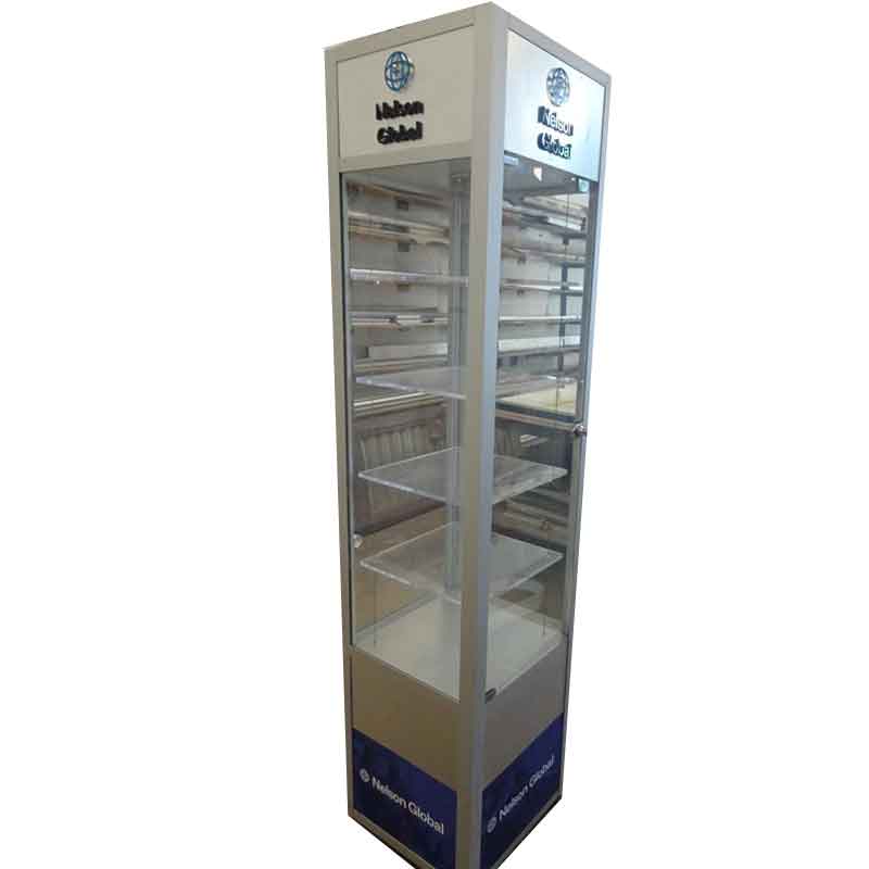 Exhibidor tipo torre