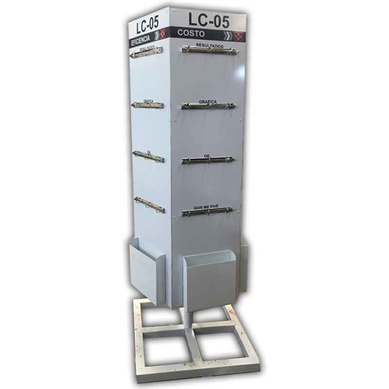 Tablero giratorio tipo torre